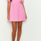 Rialta Pink Babydoll Minikleid