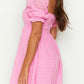 Rialta Pink Babydoll Minikleid