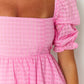 Rialta Pink Babydoll Minikleid