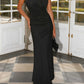 Vanessa Maxikleid – Schwarz