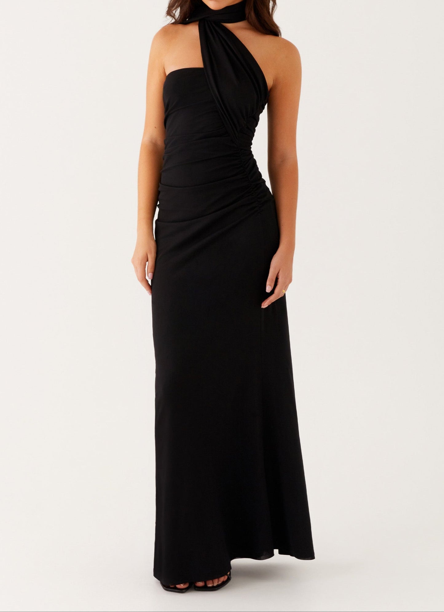 Vanessa Maxikleid – Schwarz