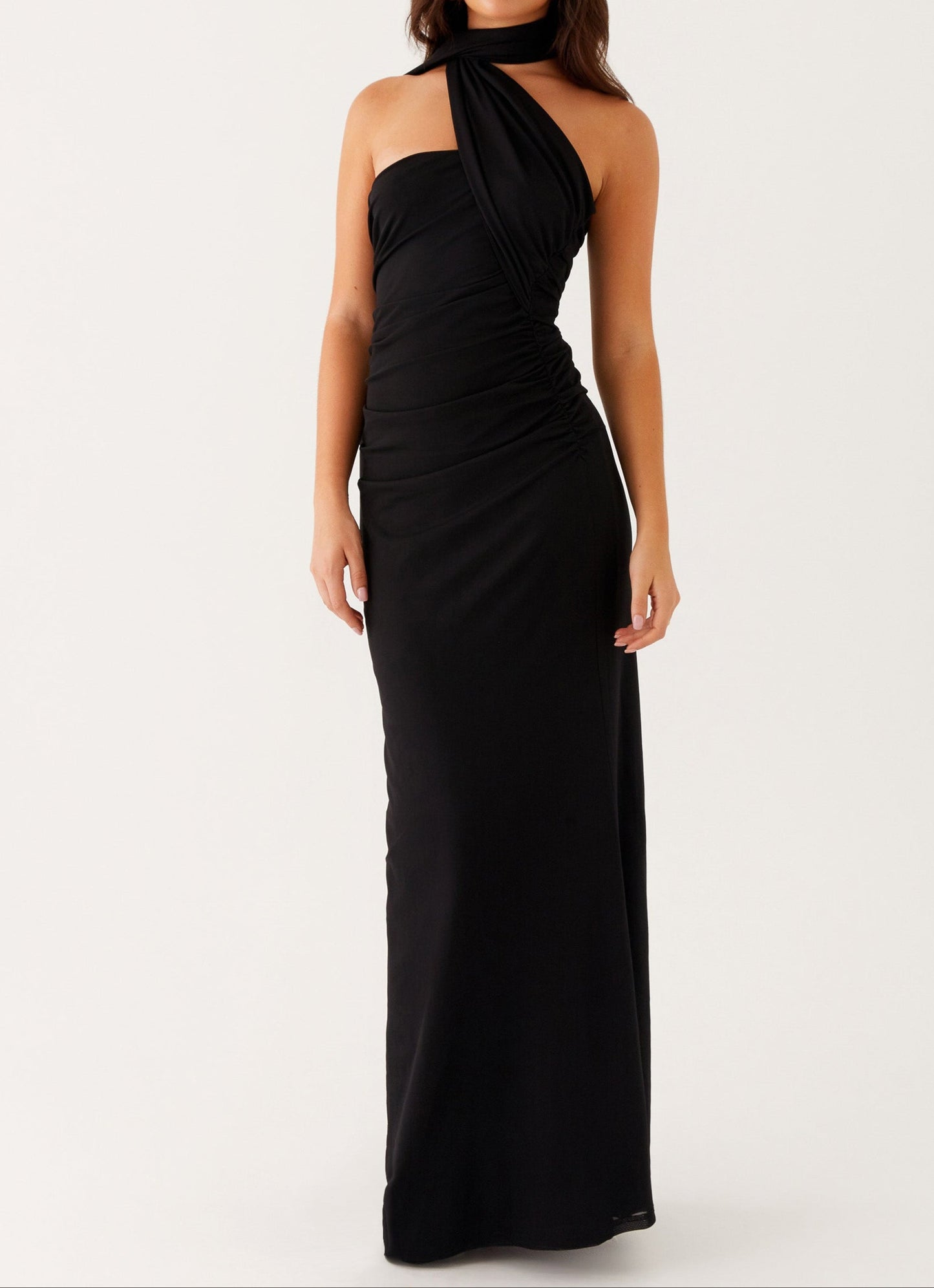 Vanessa Maxikleid – Schwarz