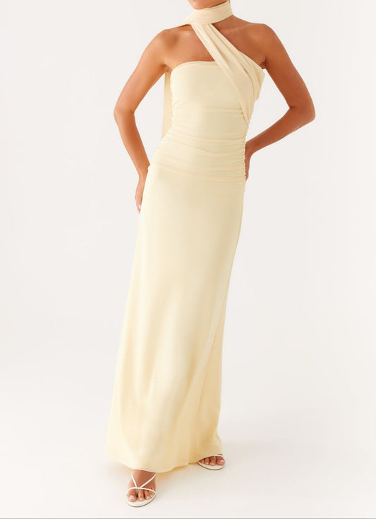 Vincenza Maxi Dress – Yellow