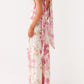 Orsola Maxikleid - Ivory -gekleurd bloempatroon