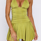 Paula Minikleid – Olivgrün