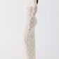 Genoviva Spitz Maxikleid - Ivory