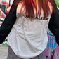 Vintage Striped Street Lose bluzy