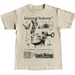Apricot Vintage Printed Oversized Short Sleeve Shirt