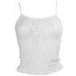 Schmales Camisole mit Durchgehendem Spitzendesign