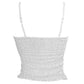 Schwarzes Spitzen Cami Top mit Schmaler Passform