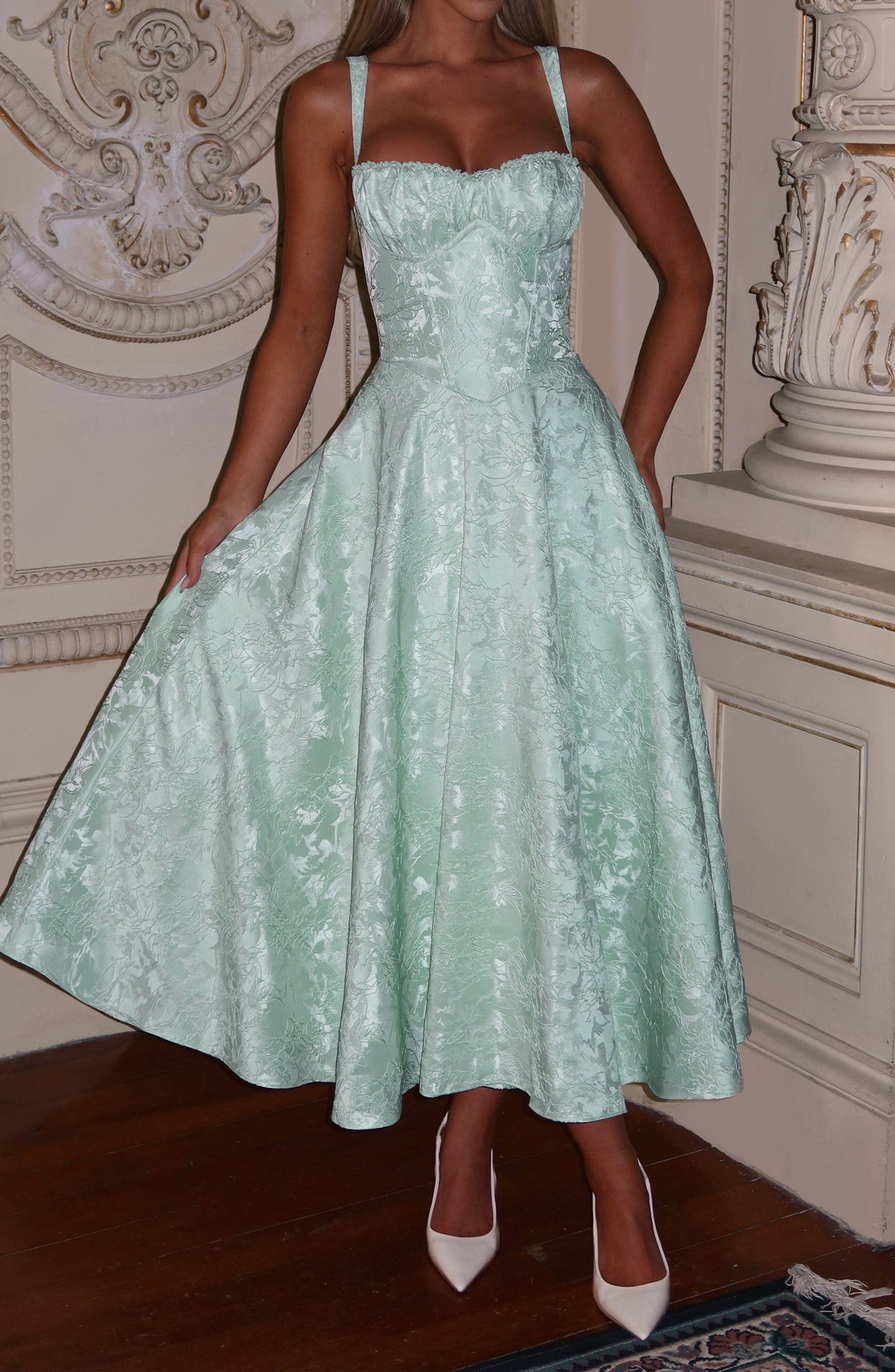 Matelda midi dress – mint