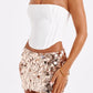 Gemma Mini Jupe - Gold