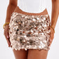 Gemma Mini Jupe - Gold