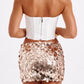 Gemma Mini Jupe - Gold
