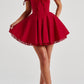 Vallea Minikleid – Rot