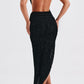 Lavanda Midikleid - czarny