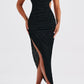 Lavanda Midikleid - czarny