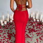 Beatrice Maxikleid - Rouge