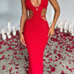 Beatrice Maxikleid - Rouge
