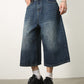 Vintage Oversize Cropped Ripped Baggy Jeans