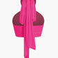 Solid Color Y2k Tie Back Cross Halter Top 