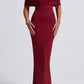 Mariella Maxikleid – Burgunderrot