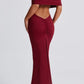 Mariella Maxikleid – Burgunderrot