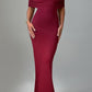 Mariella Maxikleid – Burgunderrot