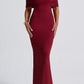 Mariella Maxikleid – Burgunderrot