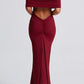 Mariella Maxikleid – Burgunderrot