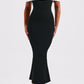 Fiorella Midi Dress - Black/White 