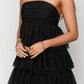 Bria Girl Black Mini Party Dress 