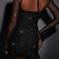 Lucia Minikleid - Black Glitzer