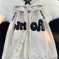 Oversize Hoodie mit Y2K Druck
