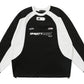 Felpa Raglan Hip Hop Oversize con Slogan