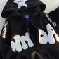 Oversize Hoodie mit Y2K Druck