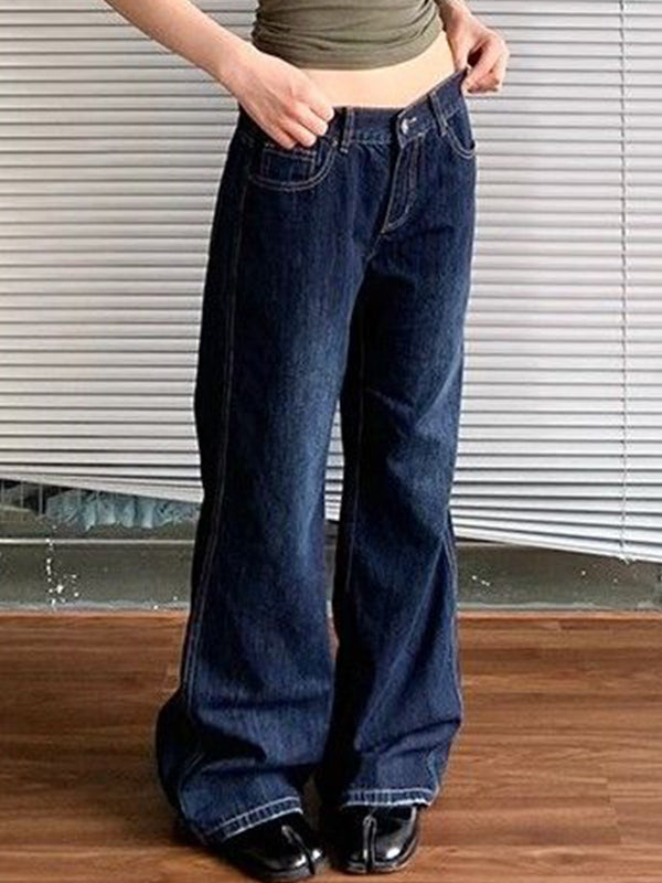 Blaue Vintage Amerikanische Boyfriend Jeans