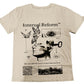 Apricot Vintage Printed Oversized Short Sleeve Shirt