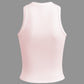 Buchstaben Druck Rundhalsausschnitt Tank Top