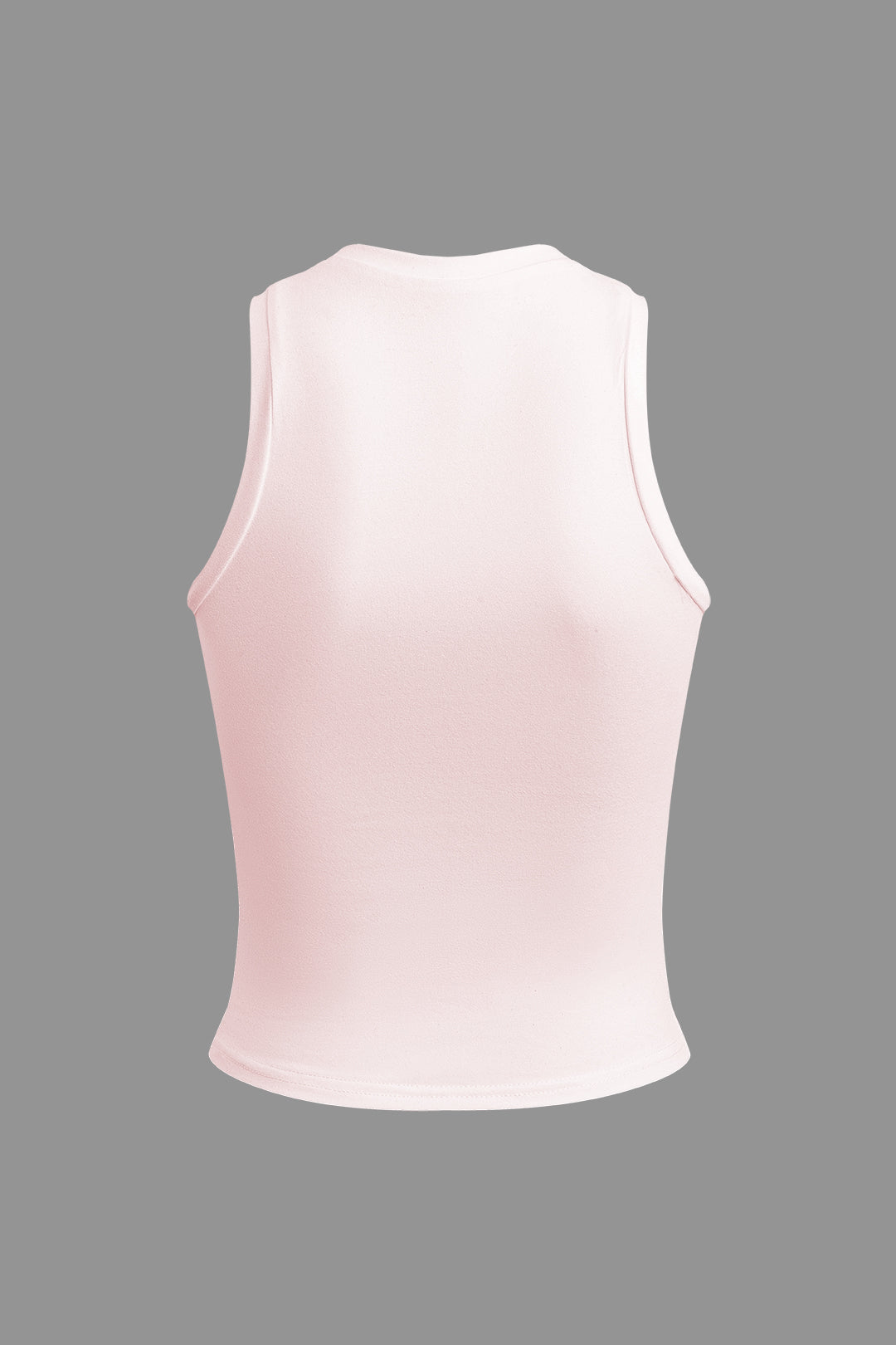 Buchstaben Druck Rundhalsausschnitt Tank Top