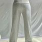 Grey retro flared trousers