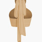 Solid Color Y2k Tie Back Cross Halter Top 