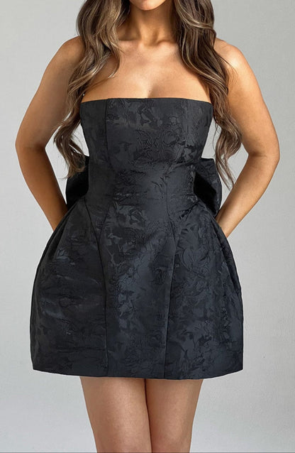 Ludovica Minikleid - zwart