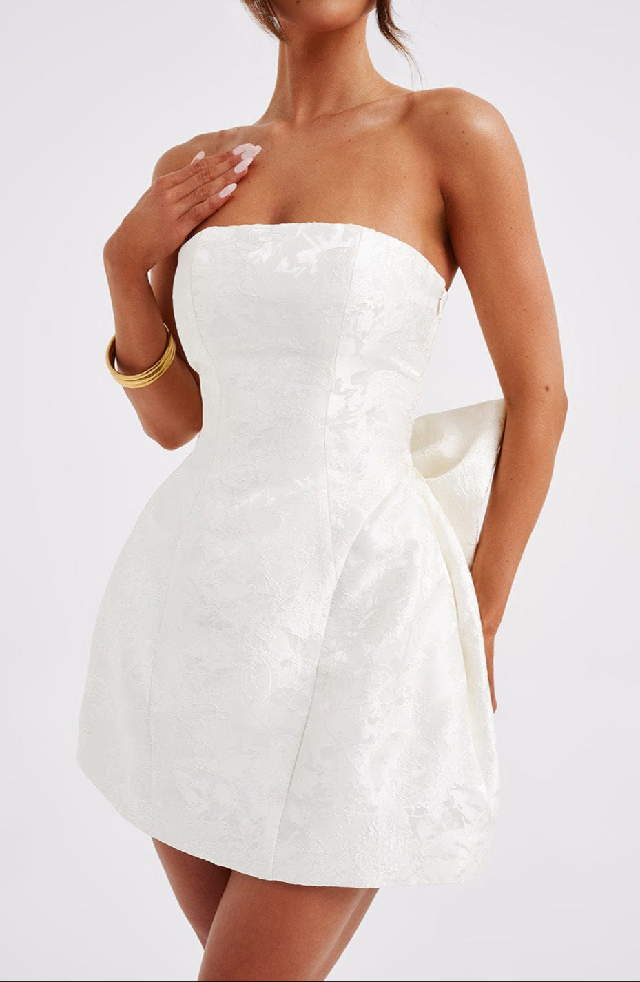 Honora Minikleid – Elfenbein