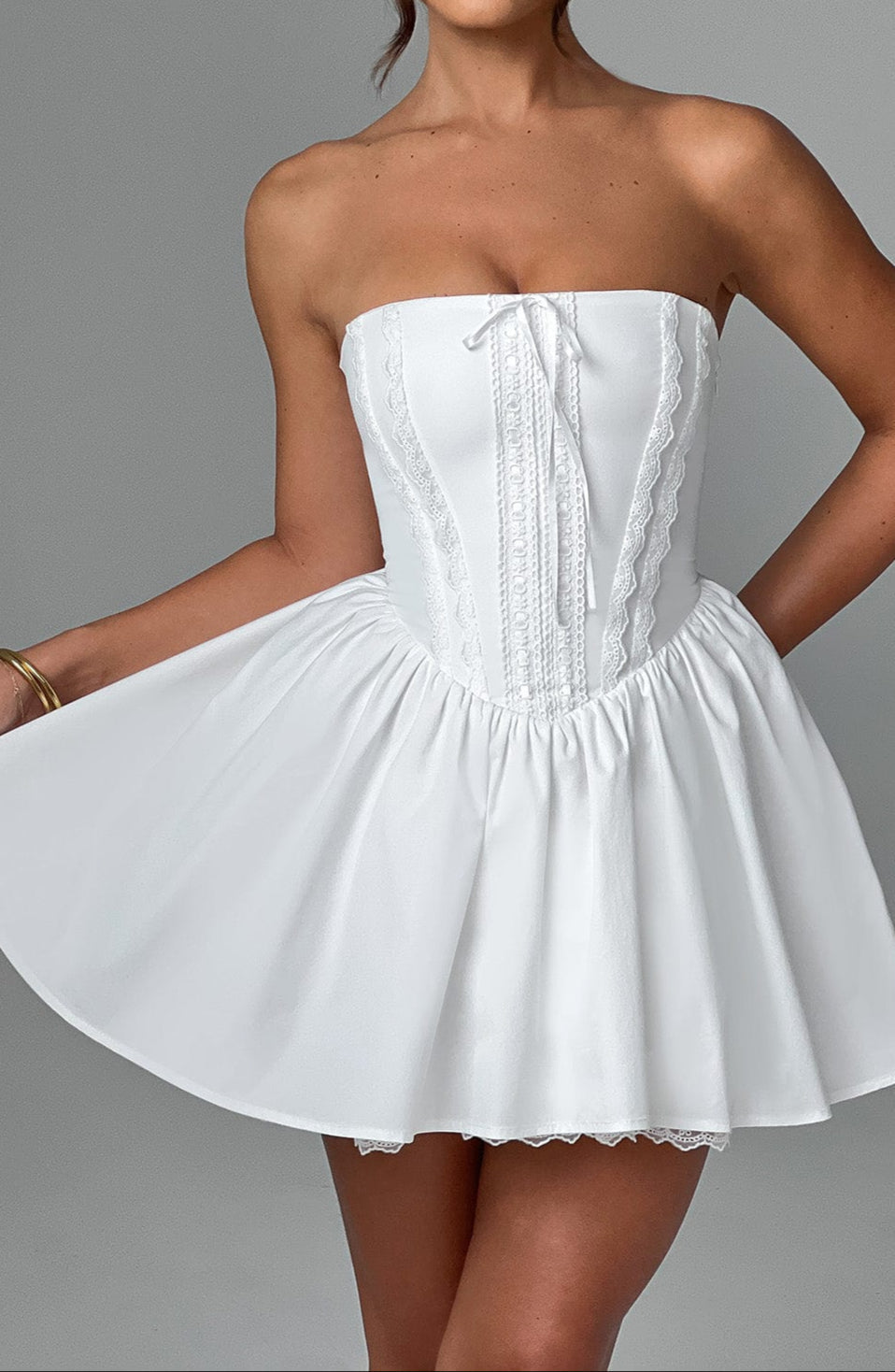 Aria Minikleid - Ivory