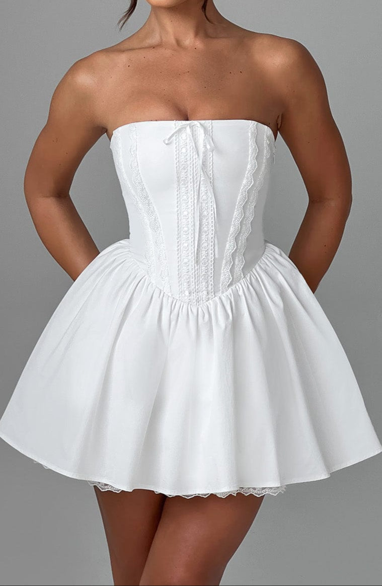Aria Minikleid - Ivory