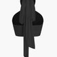 Solid Color Y2k Tie Back Cross Halter Top 