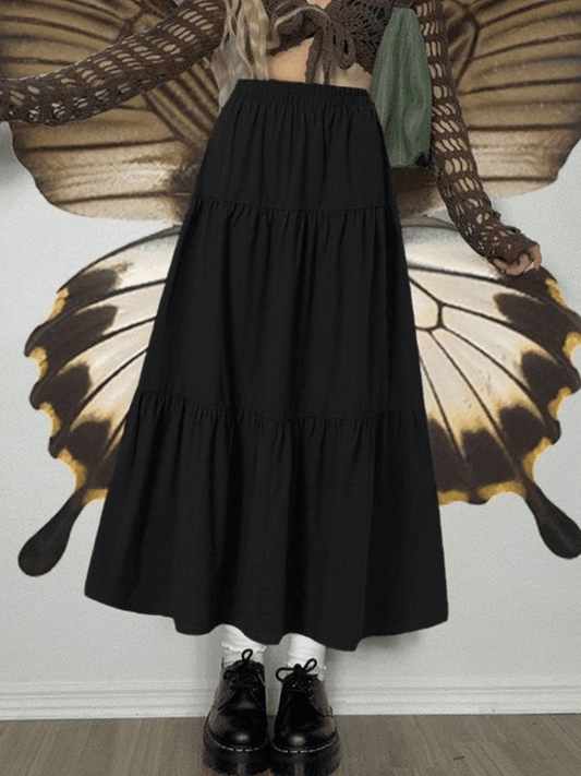 Vintage Fairy Tiered Maxi Skirt