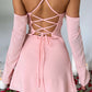 Rosana Mini Dress - Blush