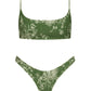 Süßes Gesmoktes Bikini Set mit Blumendruck